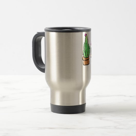 Mug De Voyage Cactus cactus cactus succulents (Devant gauche)