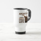 Mug De Voyage Cadeau d'architecte (drôle) (Devant droit)
