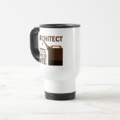Mug De Voyage Cadeau d'architecte (drôle) (Devant gauche)
