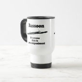 Mug De Voyage Cadeau de Basson (Devant gauche)