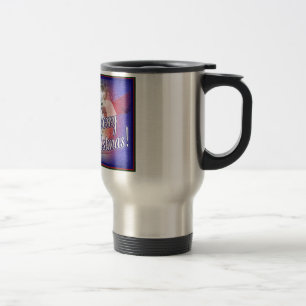 MUG DE VOYAGE CADEAU DE CHIOT DE NOËL DES GRANDS PYRÉNÉES DE