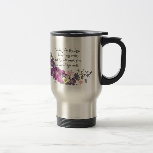 Mug De Voyage Cadeau de clergé ou de volontaire (Droit)