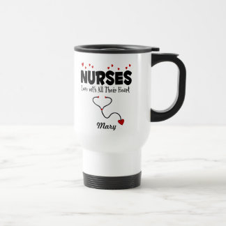 Mug De Voyage Cadeau de coeur infirmière