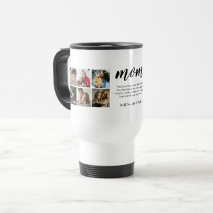 Mug De Voyage Cadeau de Collage Photo de Typographie Moderne pou
