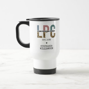 Mug De Voyage Cadeau de conseiller professionnel autorisé LPC pe