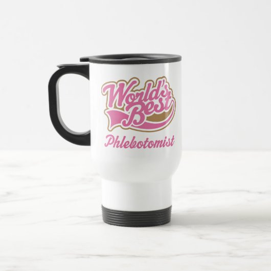 Mug De Voyage Cadeau de Phlebotomist (Gauche)