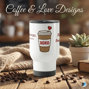 Mug De Voyage Cadeau de professeur pour la Saint-Valentin Cœur d