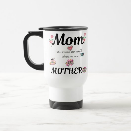 Mug De Voyage Cadeau des mères, (Gauche)