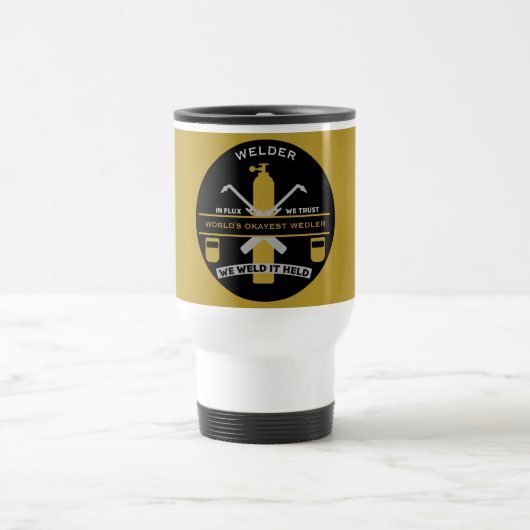 Mug De Voyage Cadeau d'humour de soudage (Centre)