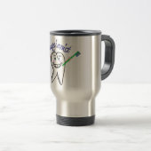 Mug De Voyage Cadeau d'hygiéniste dentaire (Devant droit)