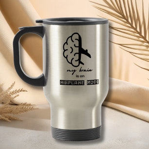 Mug De Voyage Cadeau drôle pour collègue avec cerveau en mode av