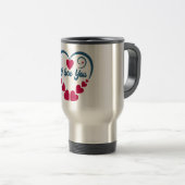 Mug De Voyage Cadeau Je t'aime (Devant droit)