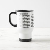Mug De Voyage Cadeau personnalisé pour des noms de joueurs (Gauche)