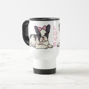 Mug De Voyage Cadeau pour amateur de chiots Frenchie Bulldog fra