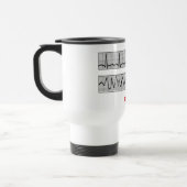 Mug De Voyage Cadeaux cardiaques drôles de bande de rythme (Gauche)