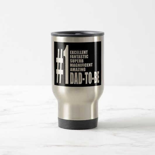 Mug De Voyage Cadeaux Cool pour les futurs papas : Le père numér (Centre)