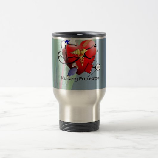 Mug De Voyage Cadeaux d'art de coeur de maître de soins (Centre)
