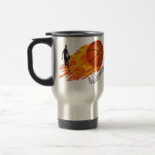 Mug De Voyage Cadeaux de basket-ball personnalisés NOM et année (Gauche)