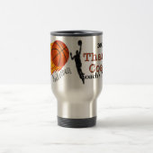 Mug De Voyage Cadeaux de basket-ball personnalisés NOM et année (Centre)
