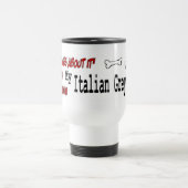 Mug De Voyage Cadeaux de lévrier italien (Centre)