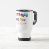 Mug De Voyage Cadeaux d'étudiant d'échographie (Devant droit)