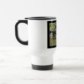 Mug De Voyage Cadeaux d'ours Noir "Saumon Spots" (Gauche)