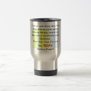Mug De Voyage Cadeaux drôles d'étudiant de soins