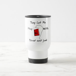 Mug De Voyage Cadeaux drôles "sang et ordure " d'étudiant de