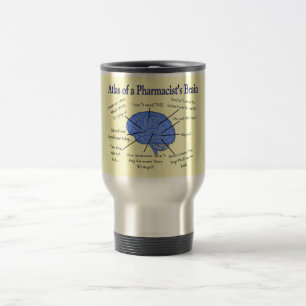 Mug De Voyage Cadeaux du cerveau du pharmacien drôle