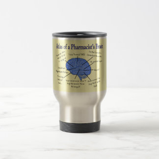 Mug De Voyage Cadeaux du cerveau du pharmacien drôle