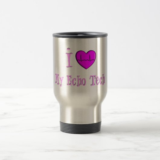 Mug De Voyage Cadeaux Echo Tech "I Love My Echo Tech" (Centre)