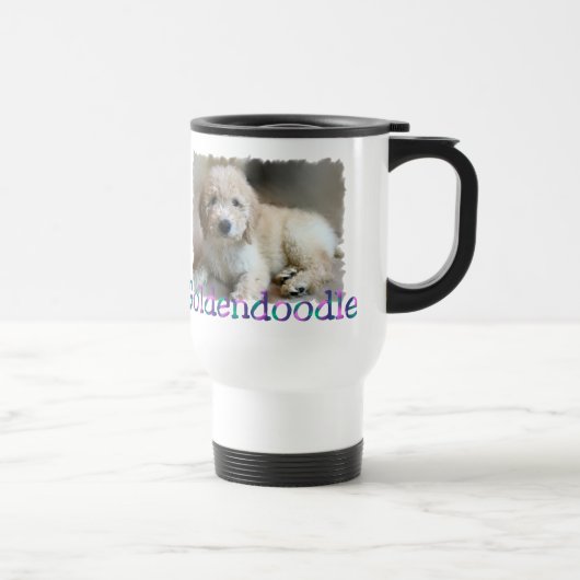 Mug De Voyage Cadeaux Goldendoodle (Droite)