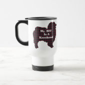 Mug De Voyage Cadeaux Keeshond BFF (Gauche)