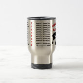 Mug De Voyage Cadeaux lutteur de lutte, entraîneur, NOM (Centre)