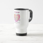 Mug De Voyage Cadeaux pédiatriques de poème d'infirmière (Devant droit)