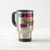 Mug De Voyage Cadeaux retirés de chauffeur de bus (Devant gauche)