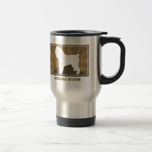 Mug De Voyage Cadeaux terreux de griffon de Bruxelles (Droit)