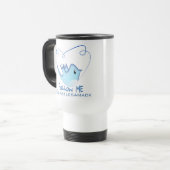 Mug De Voyage Cadeaux Twitter Avec Votre Nom D'Utilisateur Suive (Devant gauche)