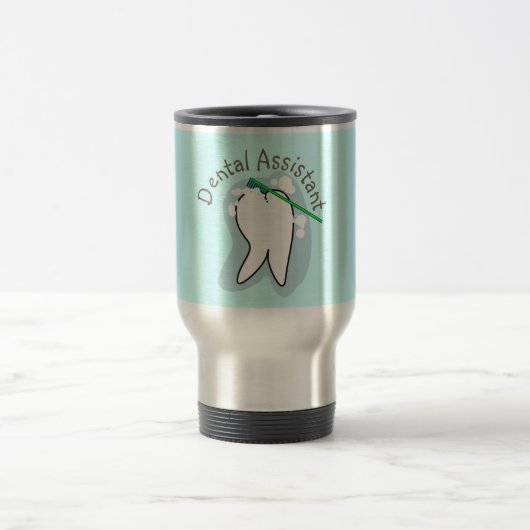Mug De Voyage Cadeaux uniques d'assistant dentaire (Centre)