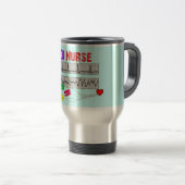 Mug De Voyage Cadeaux uniques d'infirmière de la conception ICU (Devant droit)