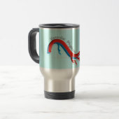 Mug De Voyage Cadeaux vasculaires uniques de médecin (Devant gauche)