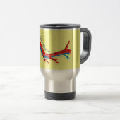 Mug De Voyage Cadeaux vasculaires uniques d'infirmière (Devant droit)