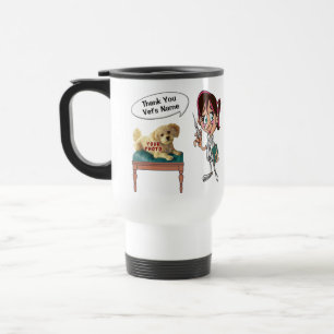 Mug De Voyage Cadeaux vétérinaires personnalisés VOTRE TEXTE,