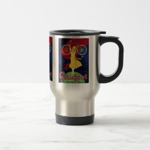 Mug De Voyage Cadeaux vintages de bicyclette - cycles Peugeot