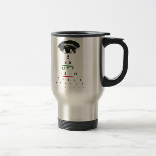 Mug De Voyage Cadeaux vintages de diagramme d'oeil