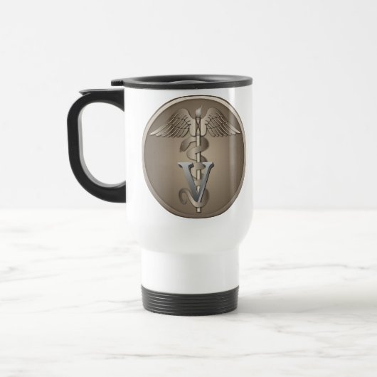 Mug De Voyage Caducée vétérinaire (Gauche)