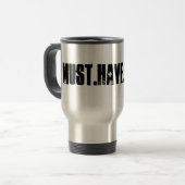 Mug De Voyage Café absolument nécessaire (Devant gauche)