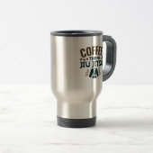 Mug De Voyage Café Alors Jiu Jitsu BJJ Jiujitsu (Devant droit)