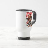 Mug De Voyage Café comme un zombie (Devant droit)