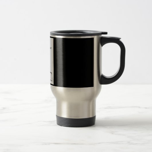 Mug De Voyage Café de techno (Droit)